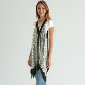 Jessica Simpson open cardigan vest
